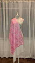 Load image into Gallery viewer, Nalki Jaal Short Shawl- Kashmiri Chai
